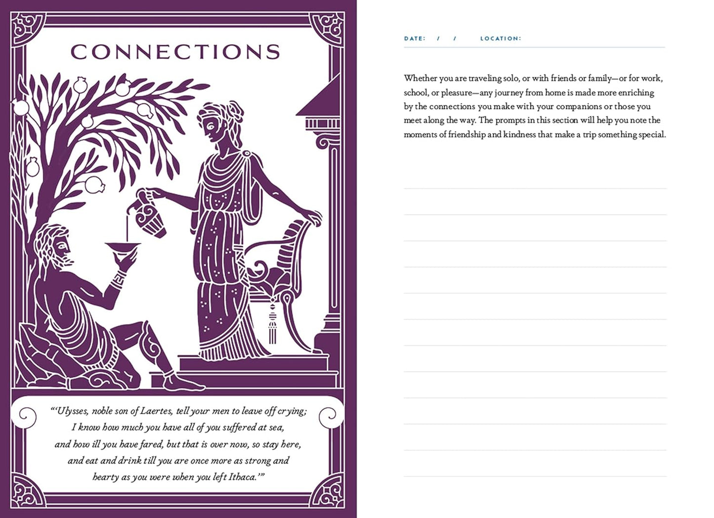 The Odyssey Travel Journal: A Memory Book Inspired by the Classic Tale of Adventure