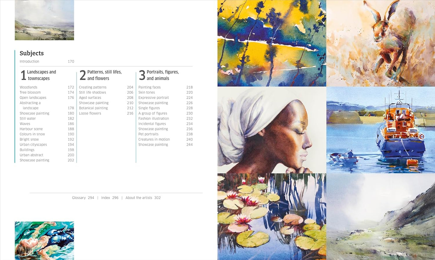 Artist's Watercolour Techniques: Discover How to Paint Landscapes, People and Still Lifes, and Develop Your Own Style (Hardback)