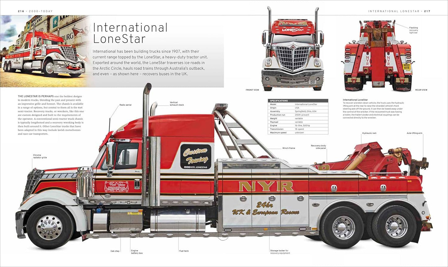 The Truck Book: The Definitive Visual History - DK Definitive Transport Guides (Hardback)