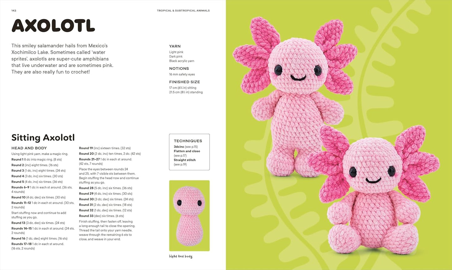 Amigurumi Animals: Over 50 Adorable, Low-sew Plushies to Crochet (Hardback)