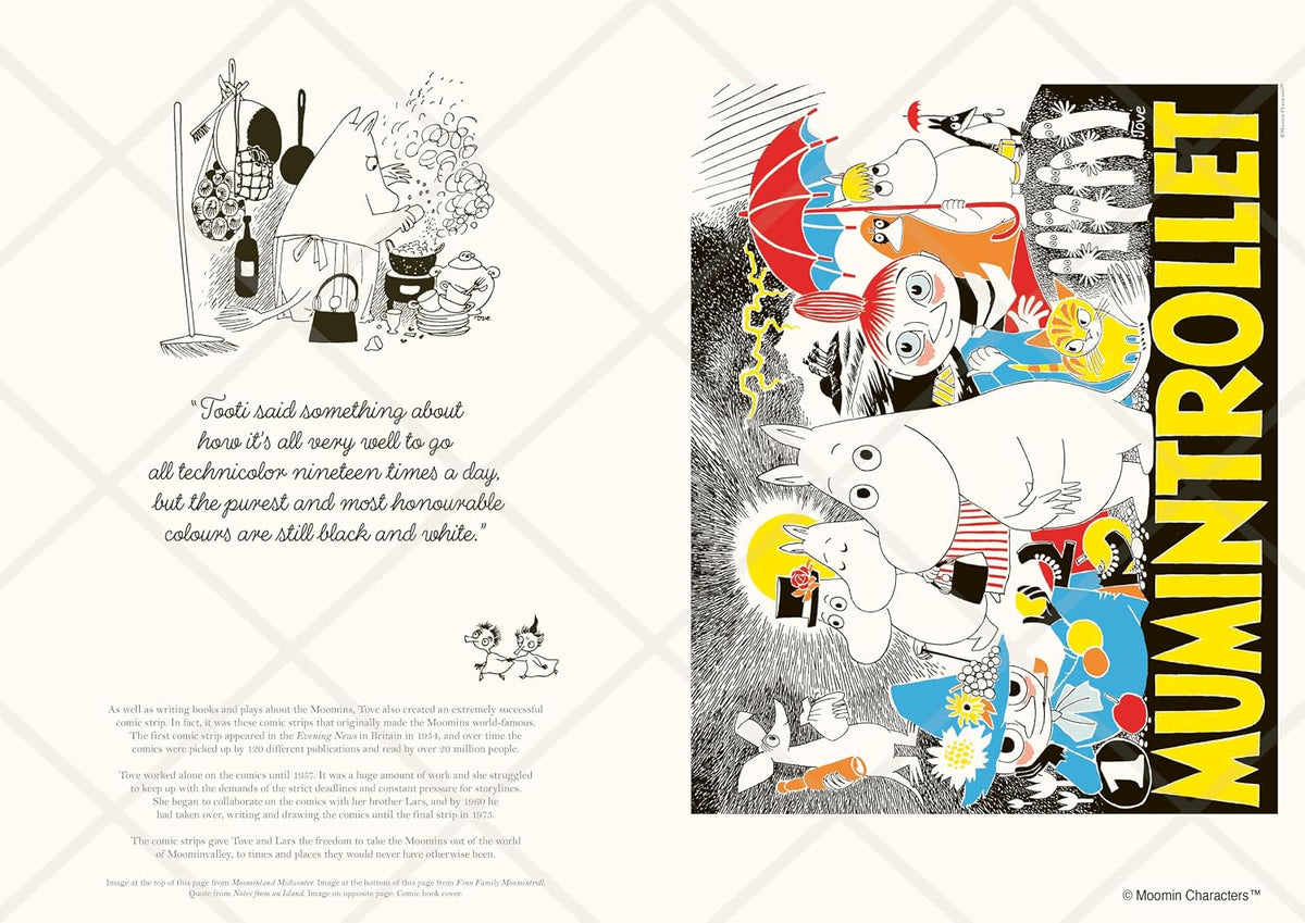 The Art of Tove Jansson: Creator of the Moomins: A Pull-Out Prints Book By Tove Jansson (Hardback)