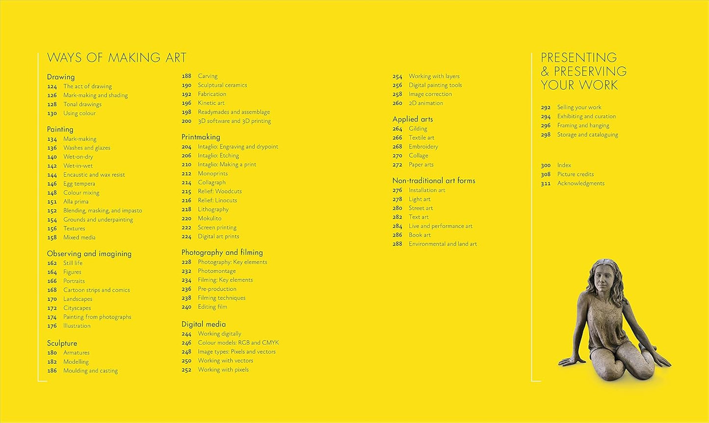 The Artist's Manual: The Definitive Art Sourcebook: Media, Materials, Tools, and Techniques (Hardback)