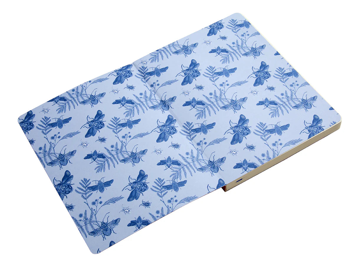 Art of Nature: Flight of Beetles Notebook with Elastic Band