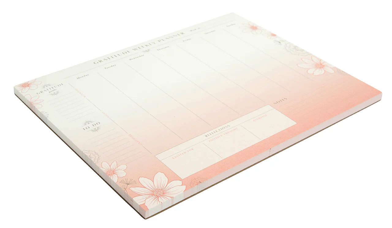 Gratitude Weekly Planner Notepad