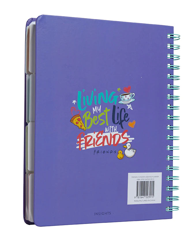 Friends: 12-Month Undated Planner
