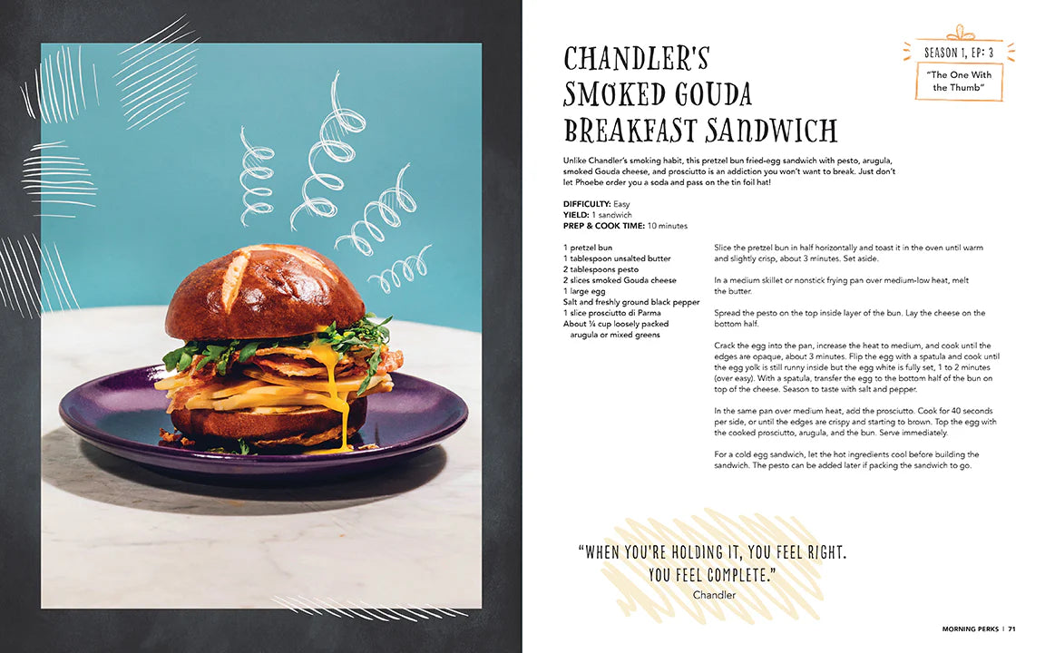 Friends: The Official Central Perk Cookbook Gift Set