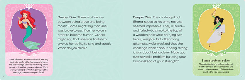 Disney Princess Affirmation Cards: 52 Ways to Celebrate Inner Beauty, Courage, and Kindness