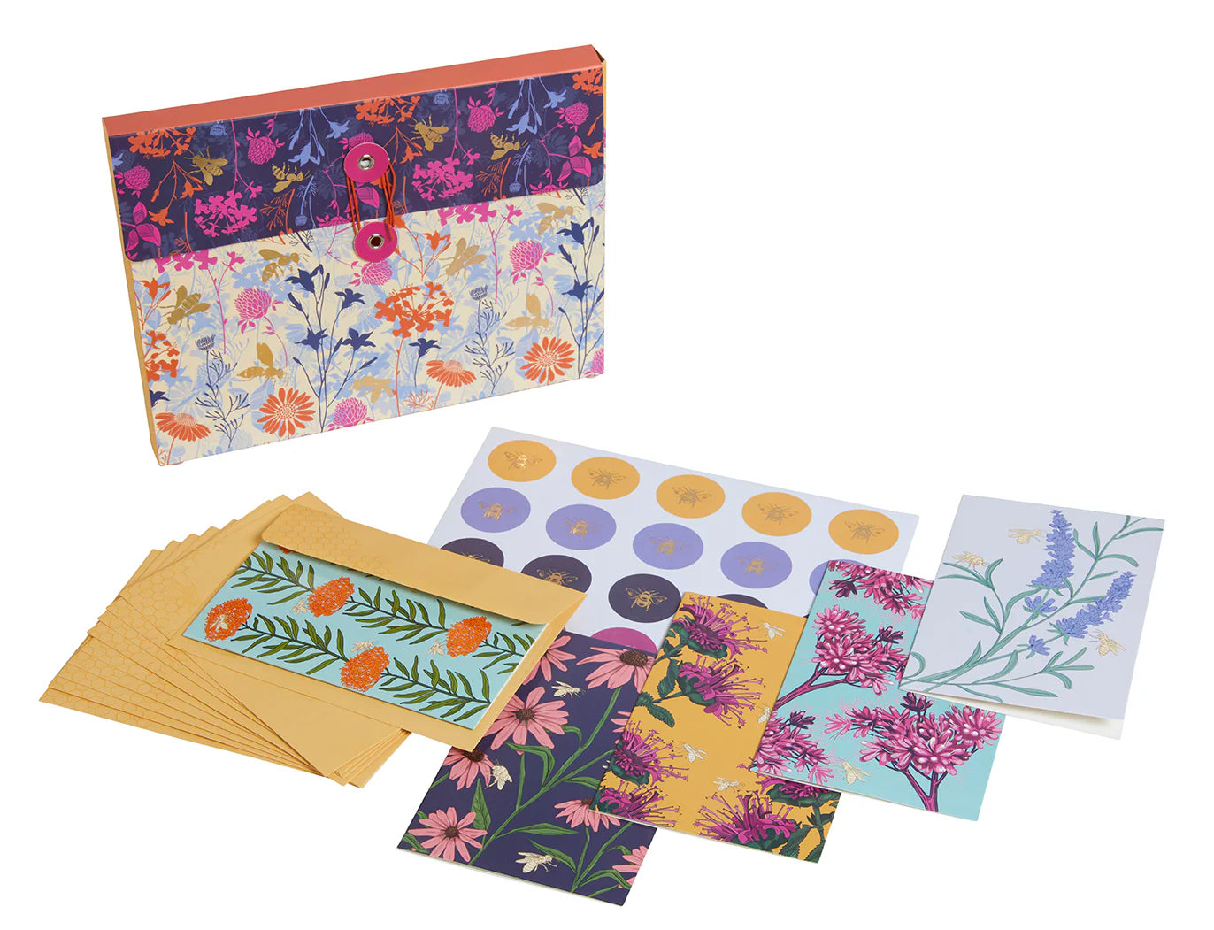 Honeybee Card Portfolio Set (Set of 20 Cards)