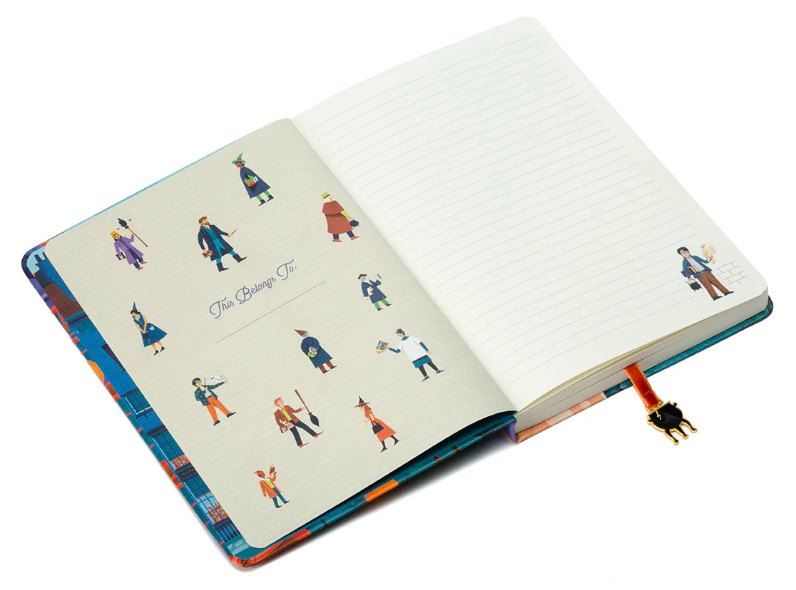 Harry Potter: Exploring Diagon Alley Journal with Ribbon Charm