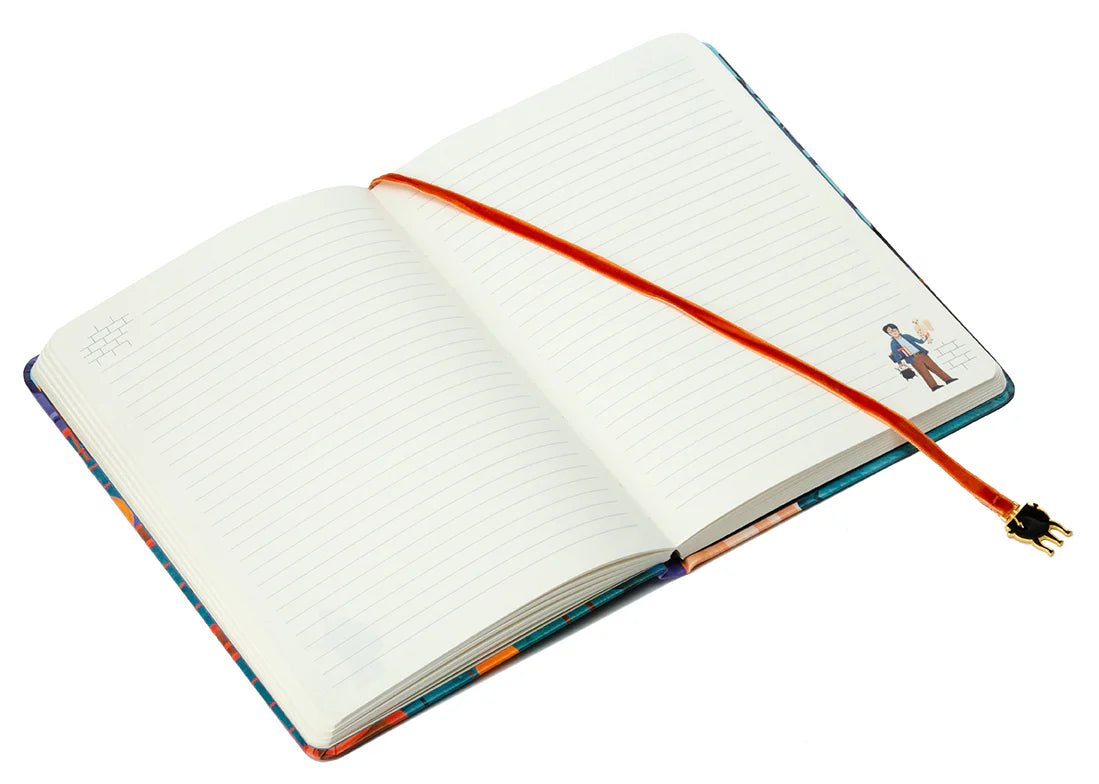 Harry Potter: Exploring Diagon Alley Journal with Ribbon Charm