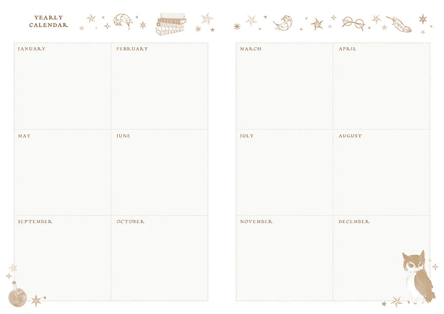 Harry Potter: Floral Fantasy Planner Notebook Collection (Set of 3)