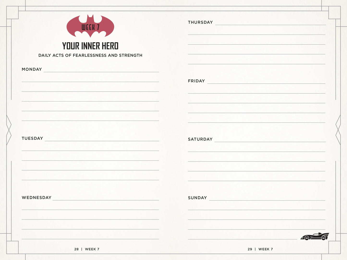 Batman: Fearless The Official Guided Journal for Embracing Your Inner Superhero