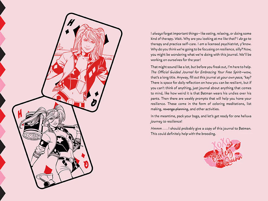 Harley Quinn Resilient: The Official Guided Journal for Embracing Your Free Spirit