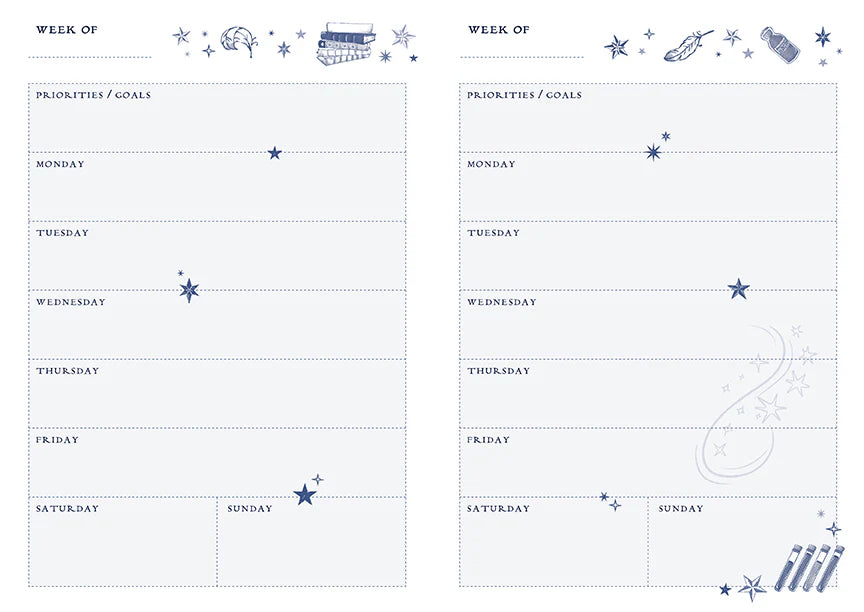 Harry Potter: Spell and Potions Planner Notebook Collection (Set of 3)