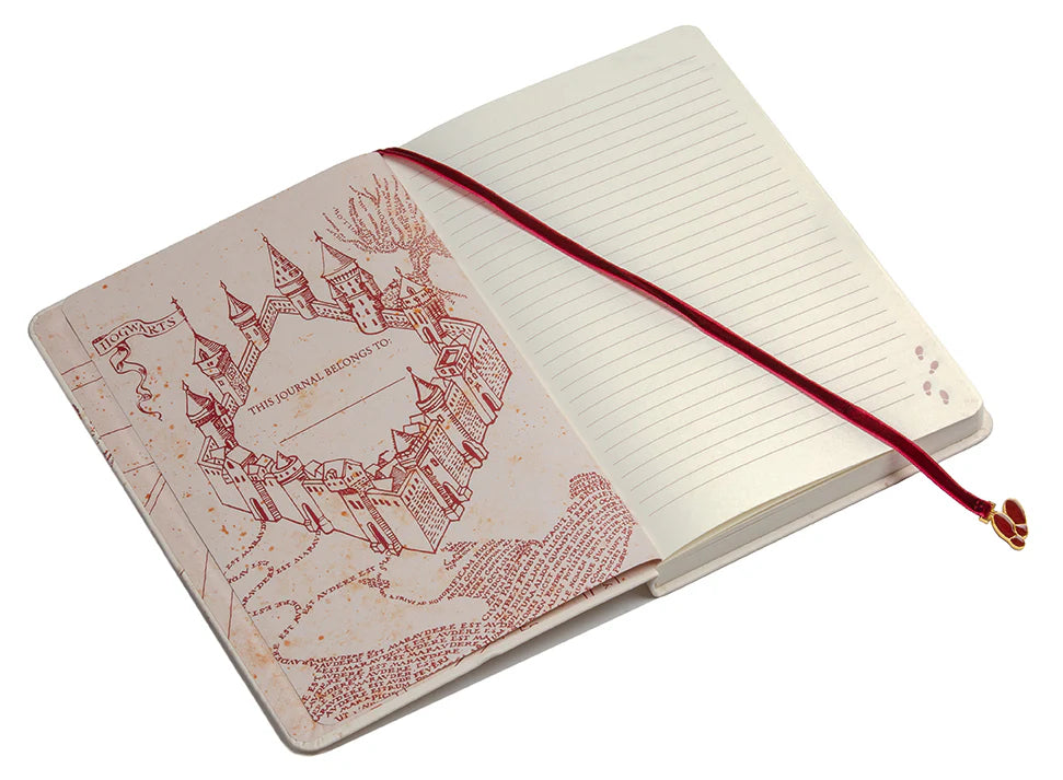 Harry Potter: Marauder's Map Journal with Ribbon Charm