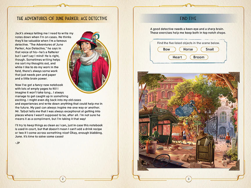 June's Journey: The Interactive Detective's Diary