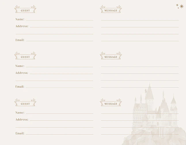 Harry Potter: Hogwarts Guest Book