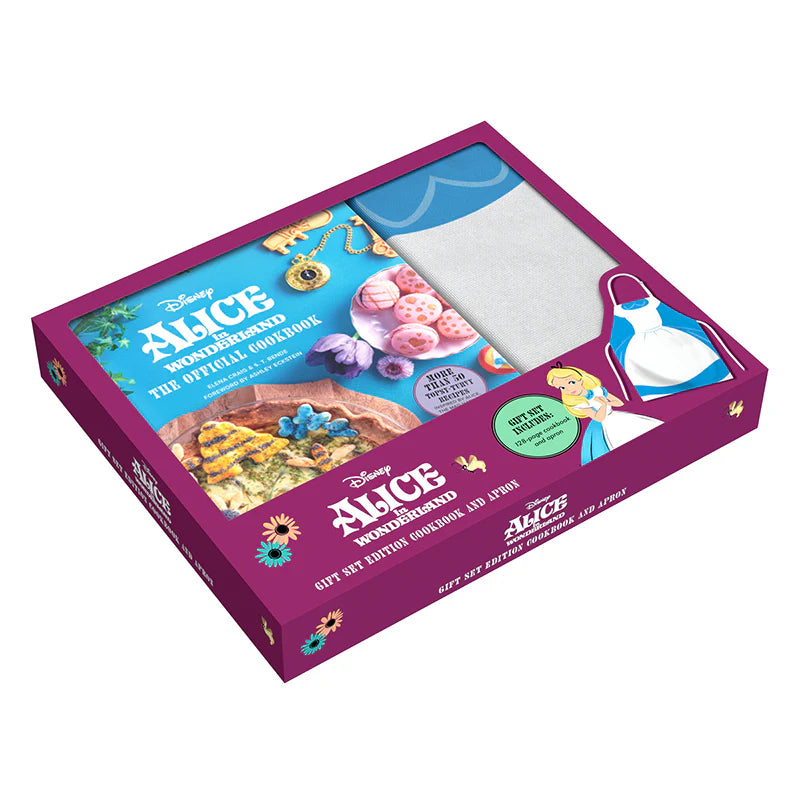 Alice in Wonderland: Gift Set Edition Cookbook and Apron