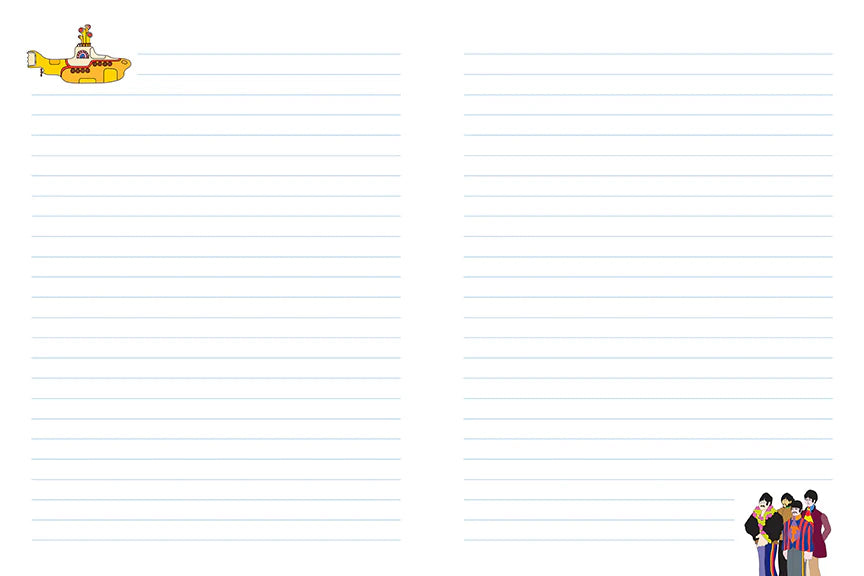 The Beatles: Yellow Submarine Softcover Notebook