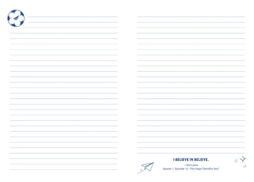 Ted Lasso: Believe Hardcover Journal