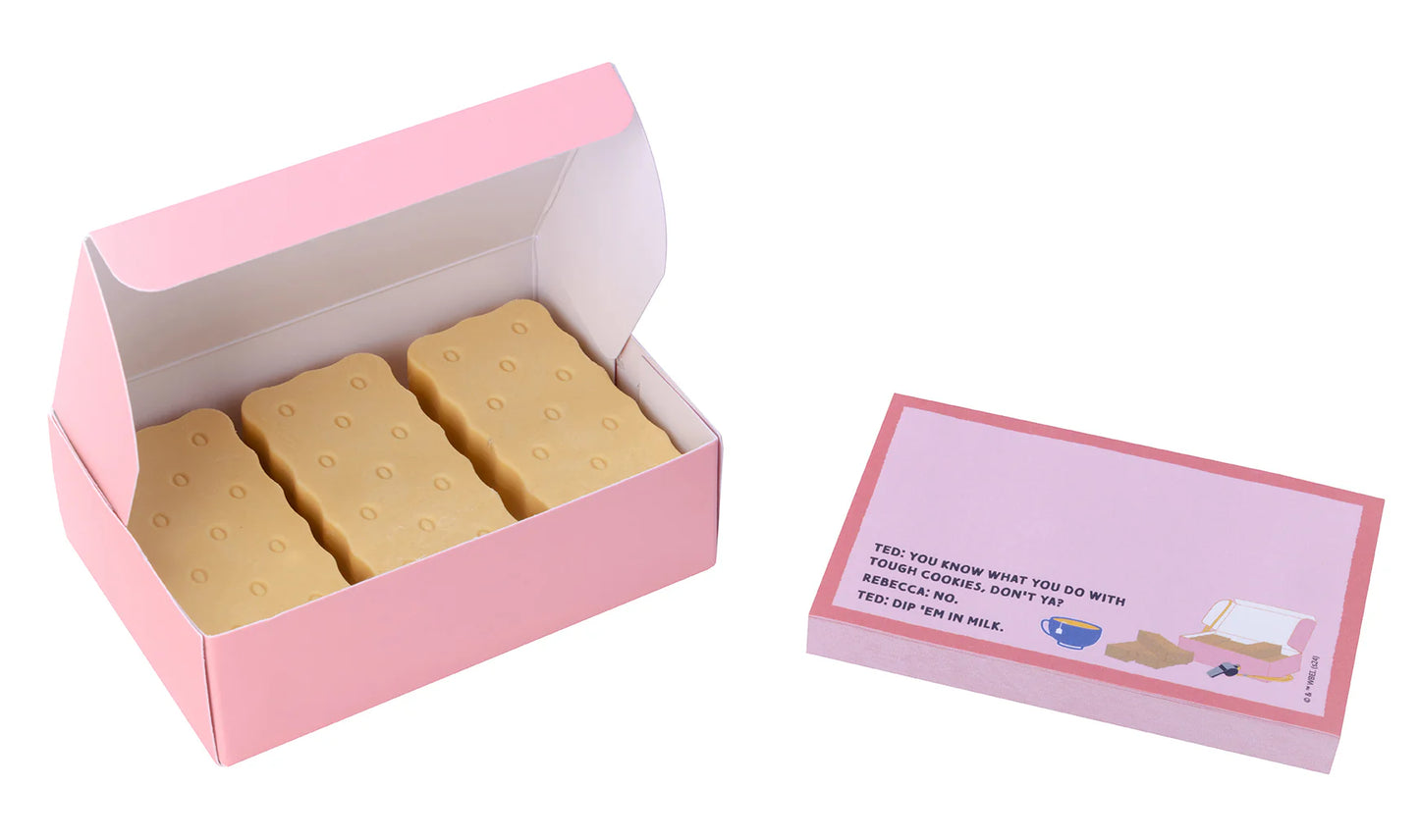 Ted Lasso: Biscuits with the Boss Scented Eraser & Sticky Notepad Set