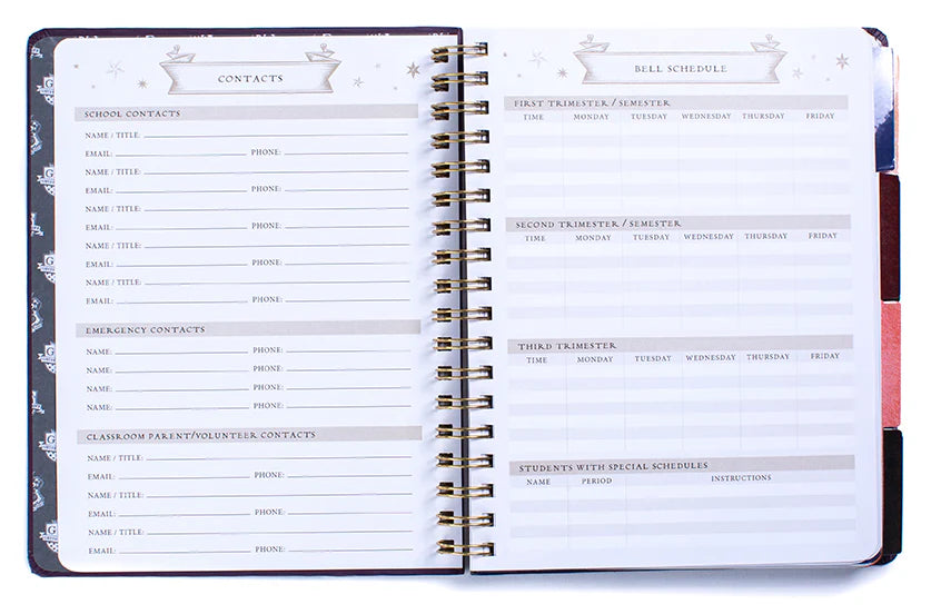 Harry Potter: Hogwarts Teacher's 12-Month Undated Planner
