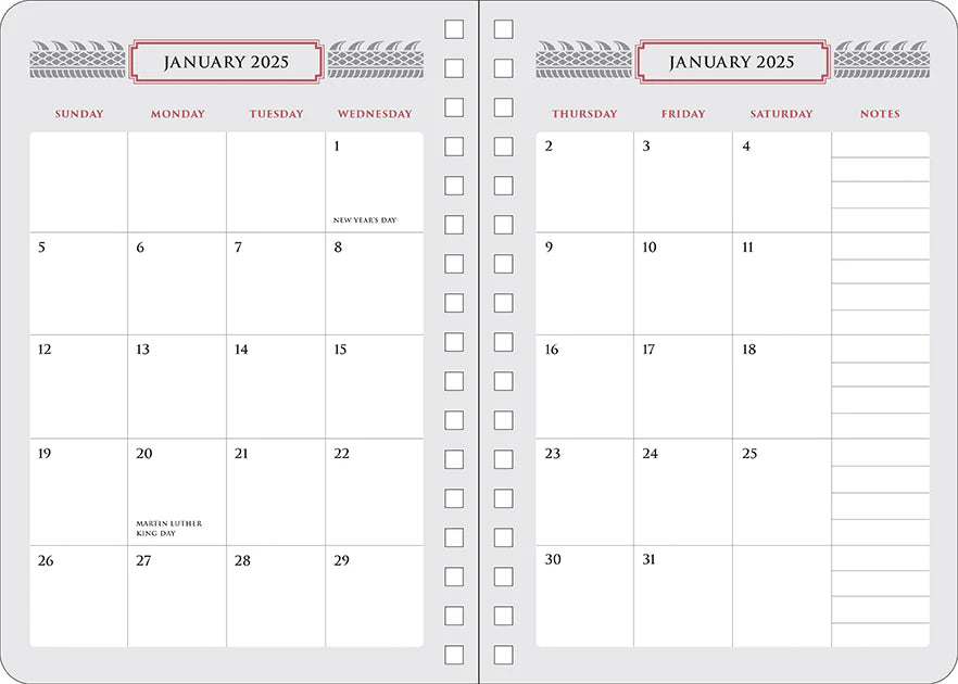 2025 House of the Dragon 13-Month Weekly Planner (Hardcover)