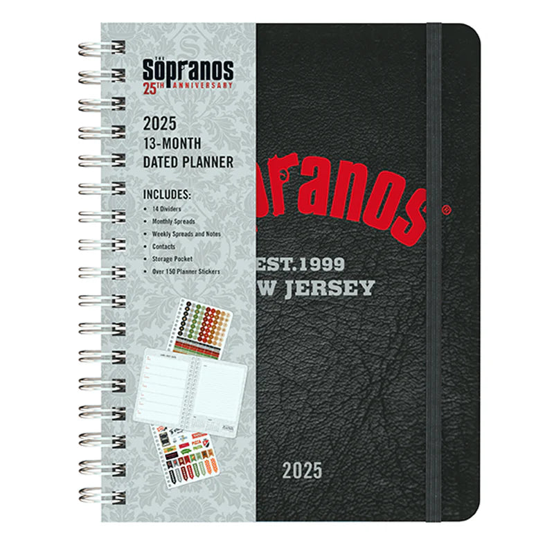 2025 The Sopranos 13-Month Weekly Planner (Hardcover)