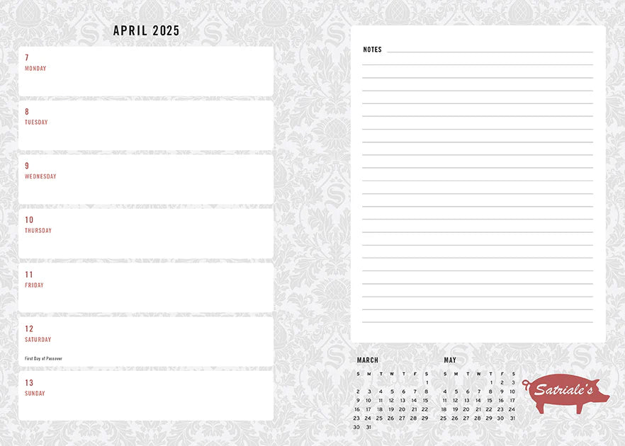 2025 The Sopranos 13-Month Weekly Planner (Hardcover)