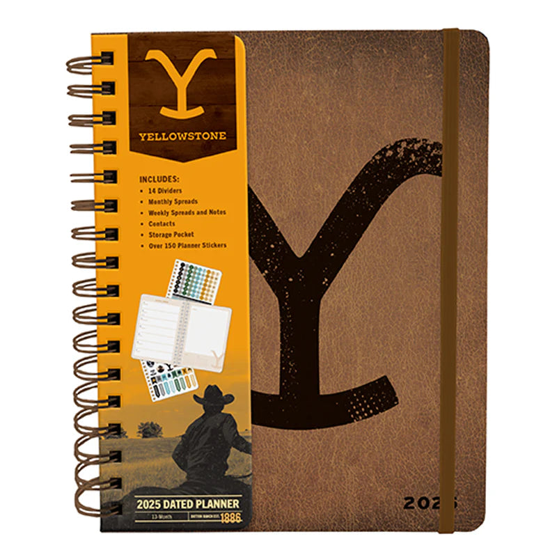 2025 Yellowstone: The Dutton Ranch 13-Month Weekly Planner (Spiral-bound)