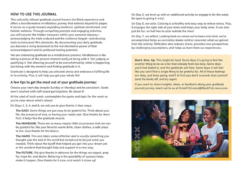 GrateFULLness: A BlackFULLness Gratitude Journal (Flexibound)
