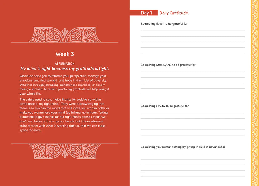 GrateFULLness: A BlackFULLness Gratitude Journal (Flexibound)