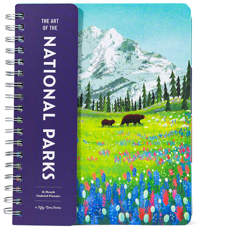 The Art of the National Parks Undated Planner (Spiral-bound)