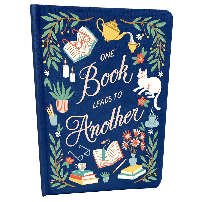 Book Lover's Embroidered Journal (Hardcover)