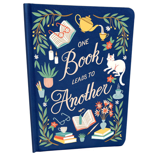 Book Lover's Embroidered Journal (Hardcover)