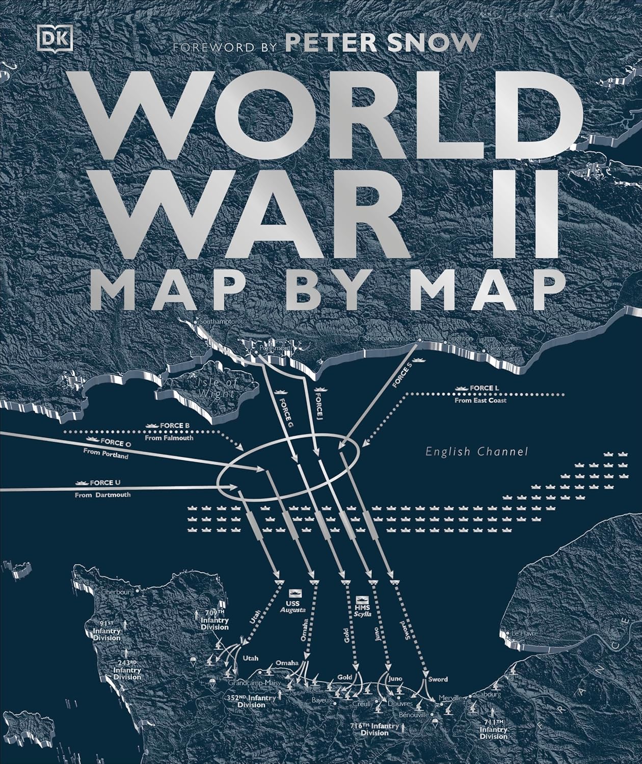 World War II Map by Map - DK History Map by Map (Hardback)