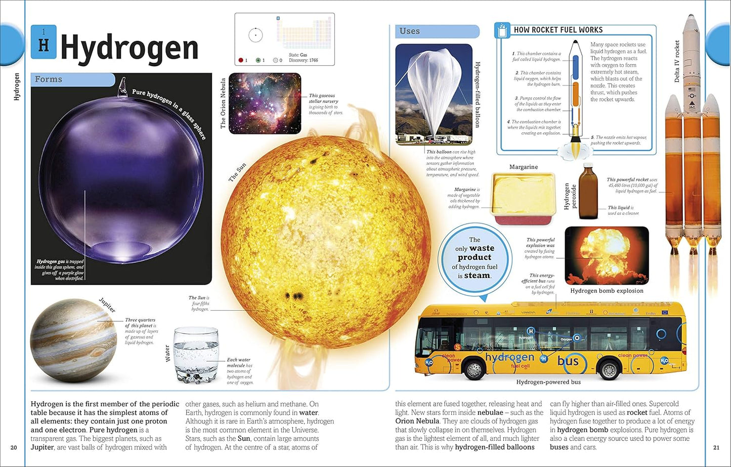 The Periodic Table Book: A Visual Encyclopedia of the Elements - DK Our World in Pictures (Hardback)
