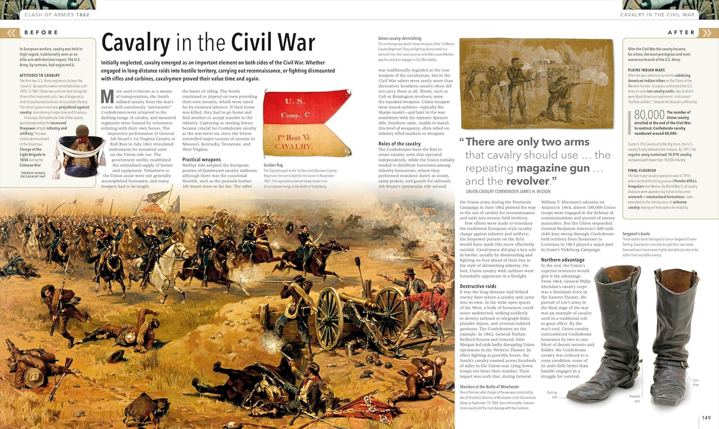 The American Civil War: A Visual History - DK Definitive Visual Histories (Hardback)