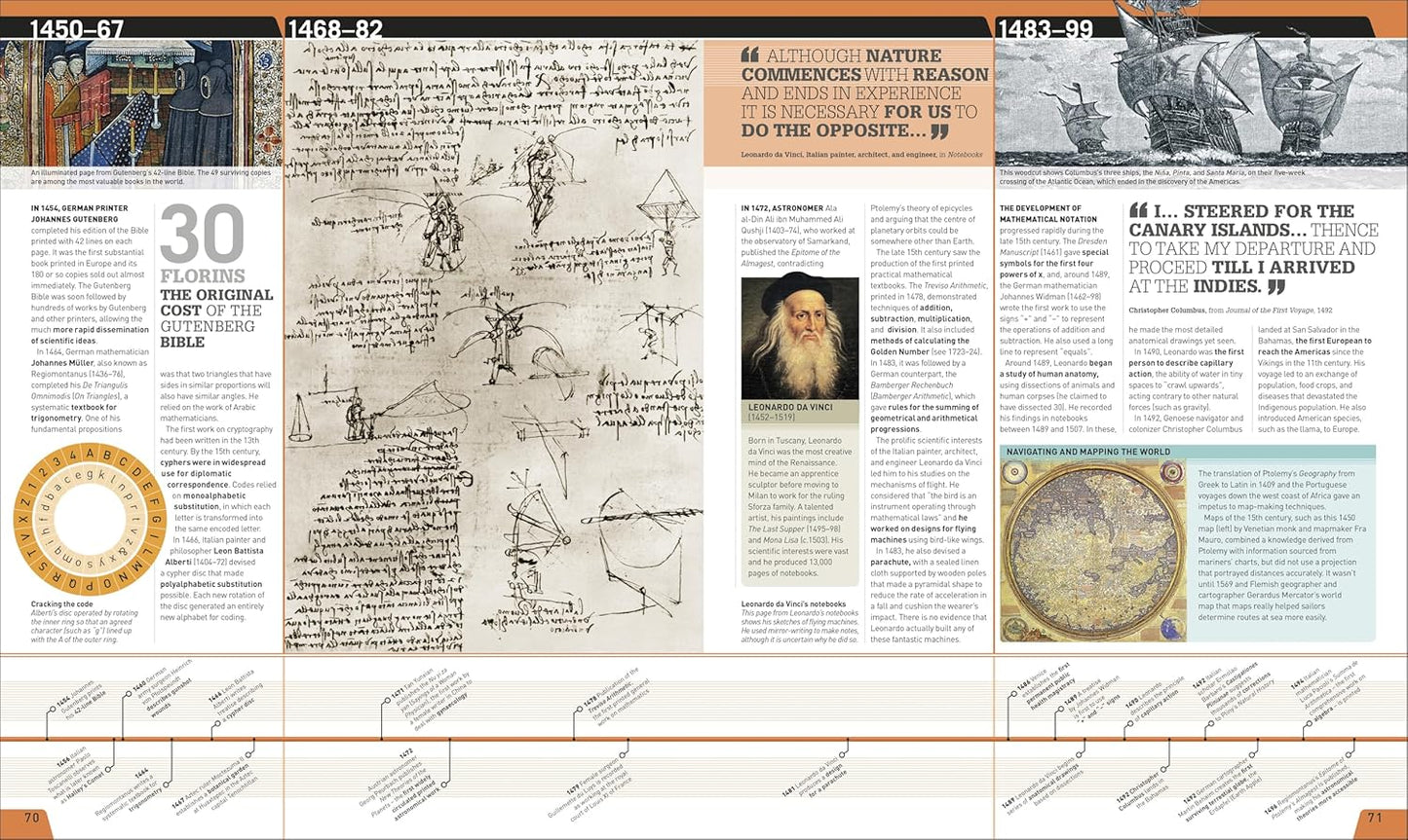 Science Year by Year: The Ultimate Visual Guide to the Discoveries that Changed the World - DK Definitive Visual Histories (Hardback)