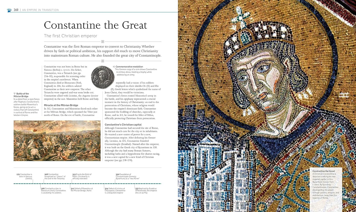 Ancient Rome: The Definitive Visual History - DK Classic History (Hardback)