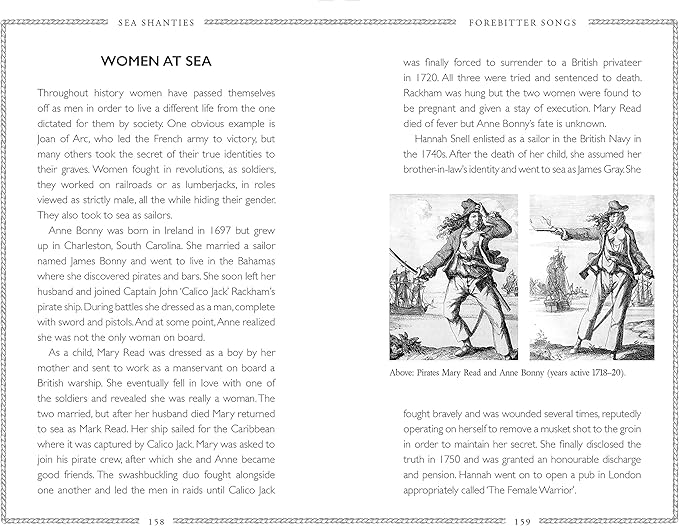 Sea Shanties: The Lyrics and History of Sailor Songs (Hardback)