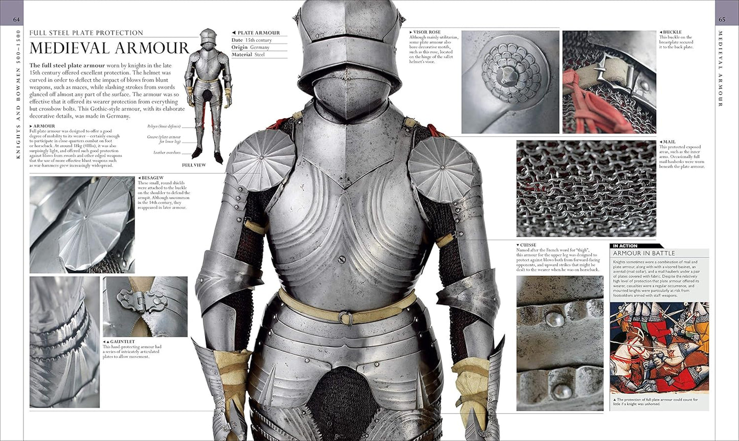 The Military History Book: The Ultimate Visual Guide to the Weapons that Shaped the World - DK Definitive Visual Histories (Hardback)