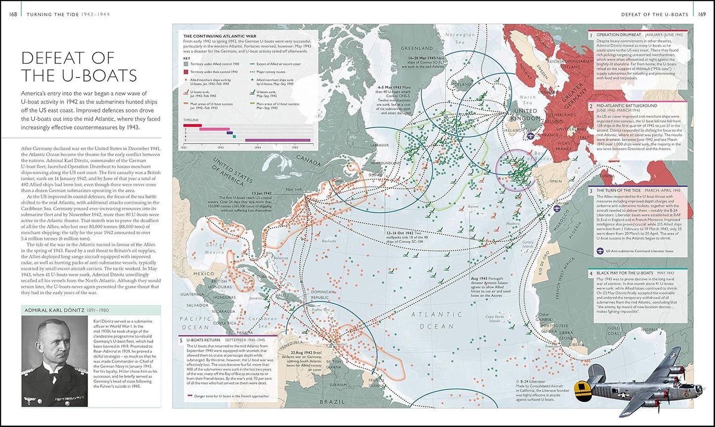 World War II Map by Map - DK History Map by Map (Hardback)