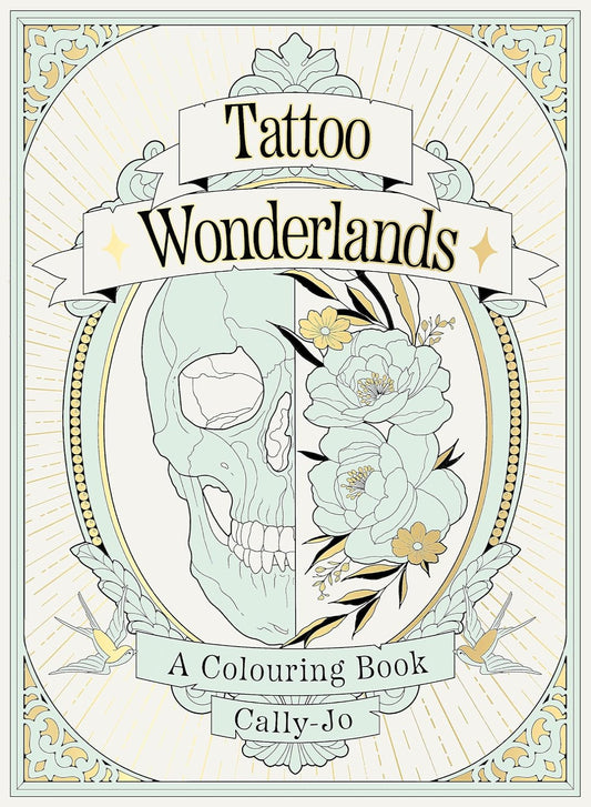 Tattoo Wonderlands: A Colouring Book (Paperback)