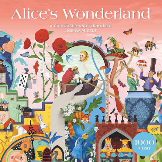 The Alice's Wonderland 1000 Piece Puzzle: A Curiouser and Curiouser Jigsaw Puzzle