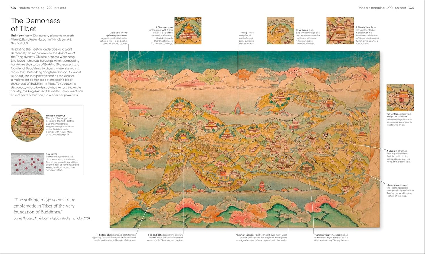 Maps, Annotated: The World's 300 Greatest Maps Explained - DK Annotated (Hardback)