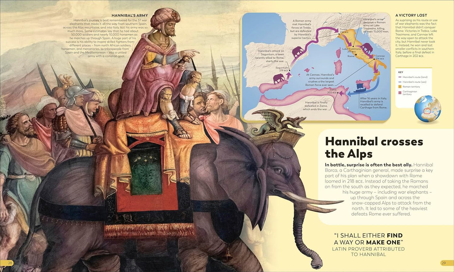 History as it Happened: A Map-by-Map Guide (Hardback)