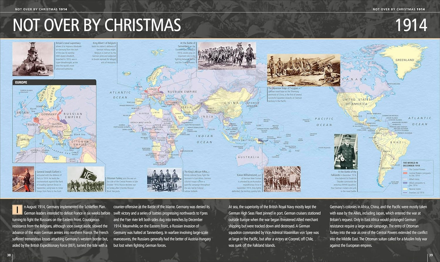 World War I: The Definitive Visual History - DK Definitive Visual Histories (Hardback)