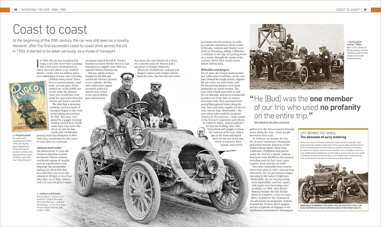 The Story of the Car: The Definitive History of Automobiles - DK Definitive Visual Histories (Hardback)