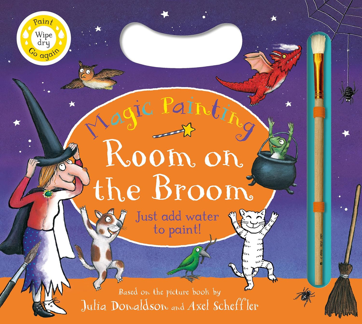 Room on the Broom Magic Painting: Just add water to paint! (Board book)